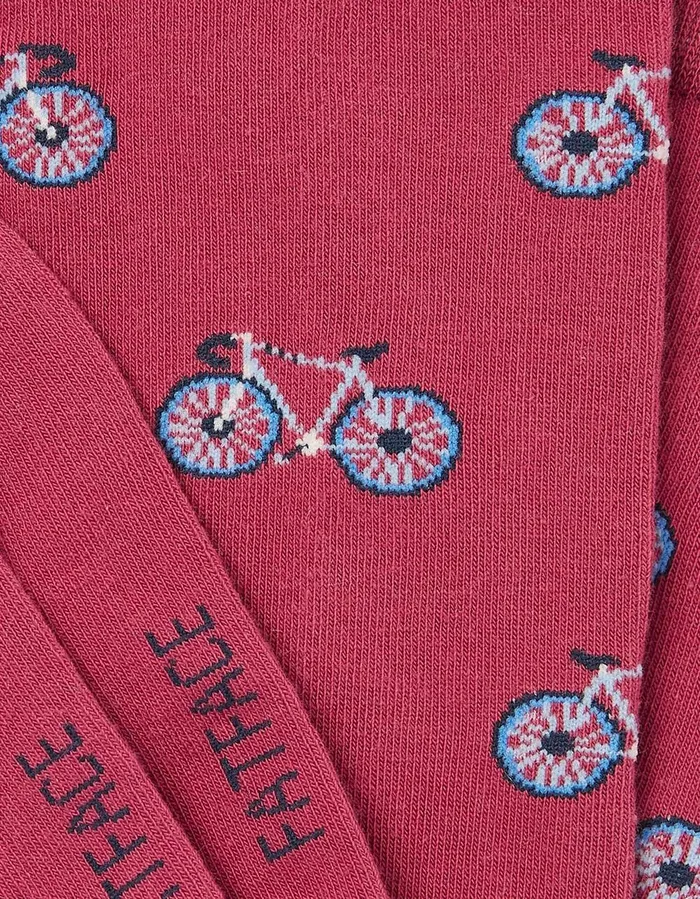 1 Pack Bike Socks Rose Pink Men FatFace Socks and Underwear