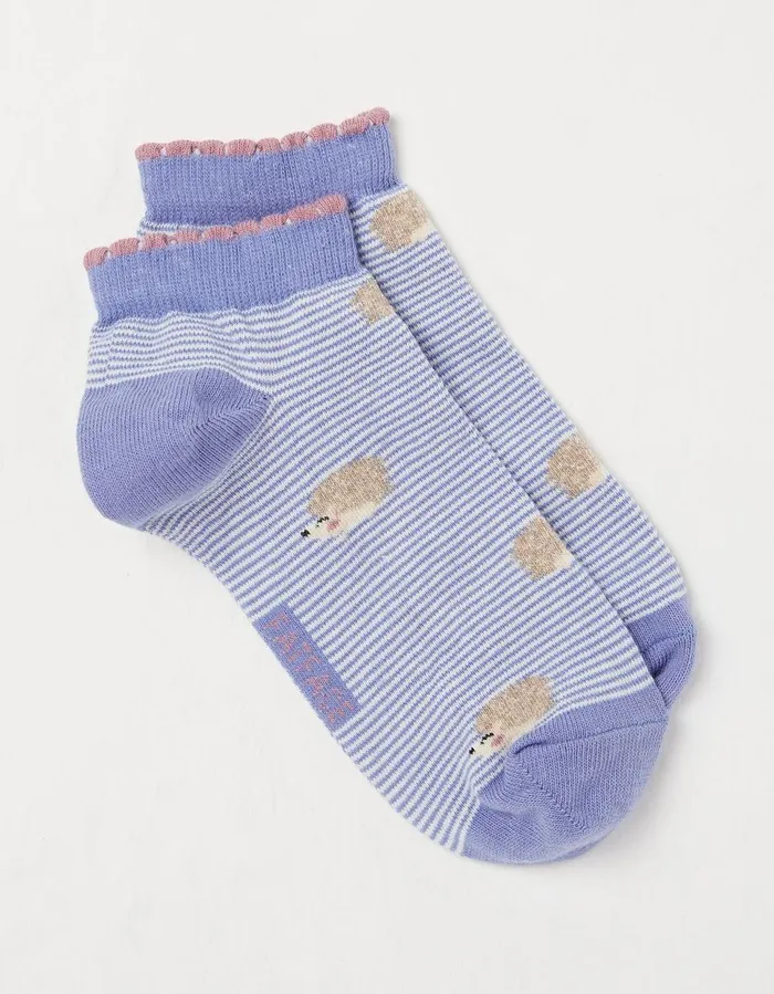 1 Pack Hedgehog Stripe Trainer Socks Bright Blue Women FatFace Socks Underwear and Tights 1 Pack Hedgehog Stripe Trainer Socks Bright Blue Women FatFace Socks Underwear and Tights