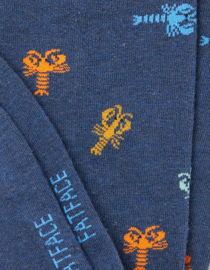 1 Pack Lobster Socks Navy Men FatFace Socks and Underwear
