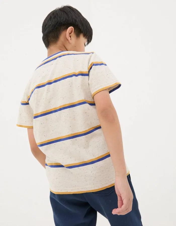 3 Pack Mixed TShirt Golden Yellow Boys FatFace TShirts and Polos