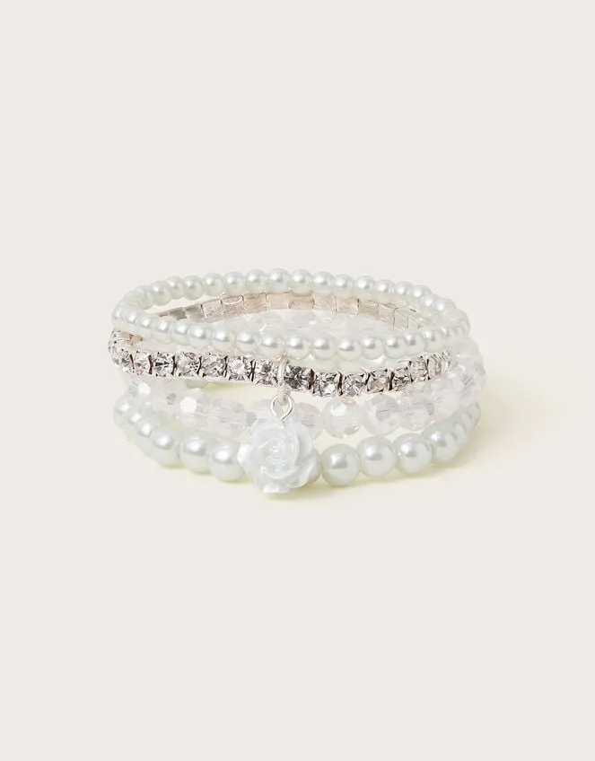 4Pack Embellished Bridesmaid Bracelets Children Monsoon Girls039 Jewellery