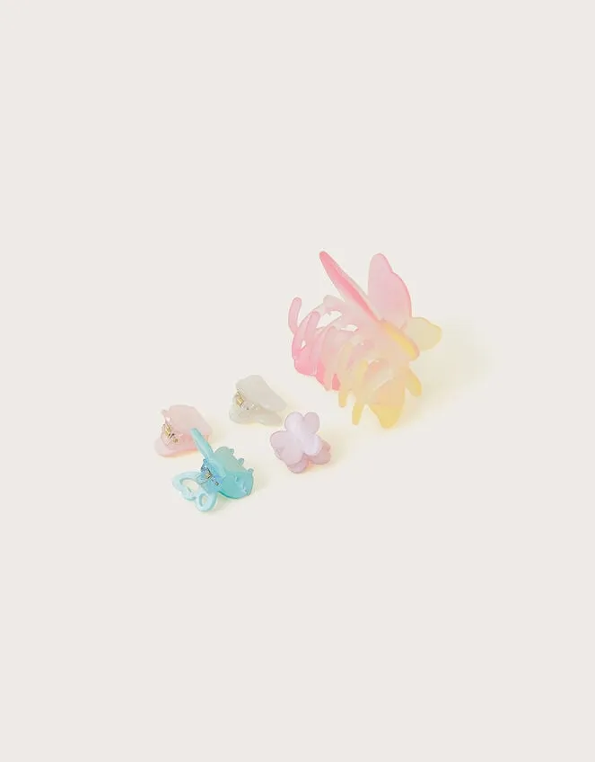 5Pack Dreamy Butterfly Claw Clips Children Monsoon Girls039 Hair Accessories