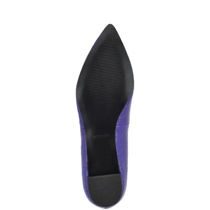 Abay Smoking Flats Purple Women Nine West Flats and Loafers