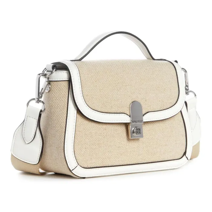 Adelaide Mini Crossbody Flap White WomenMen Nine West New Handbags