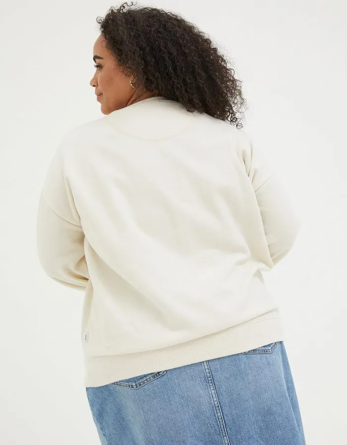 Alex Art Floral Crew Sweatshirt Ivory Women FatFace Sweatshirts and Hoodies