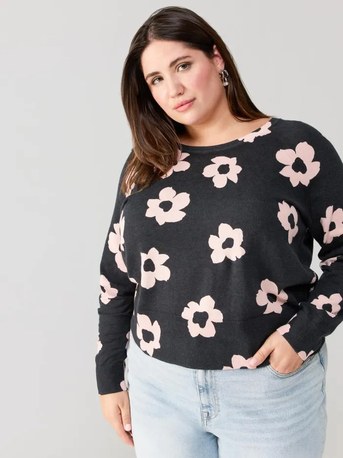 All Day Long Sweater Rose Smoke Flower Pop Inclusive Collection Women Sanctuary Clothing Inclusive All Day Long Sweater Rose Smoke Flower Pop Inclusive Collection Women Sanctuary Clothing Inclusive