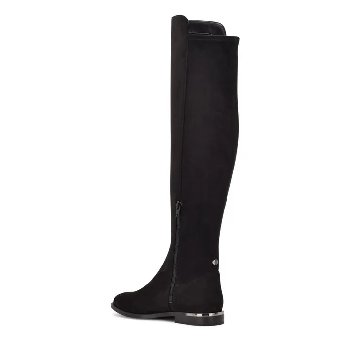 Allair Wide Calf Over The Knee Boots Black Women Nine West Boots and Booties