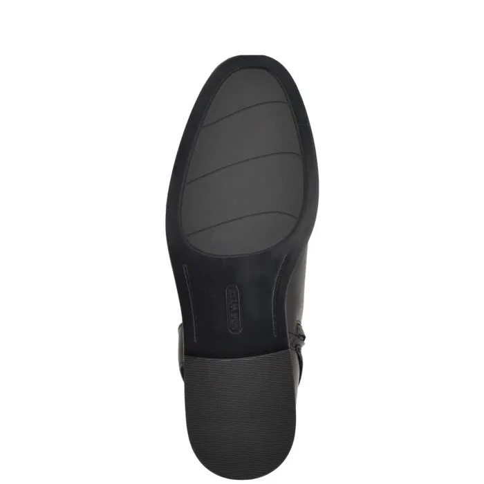 Alleva Casual Booties Black Leather Women Nine West Boots and Booties