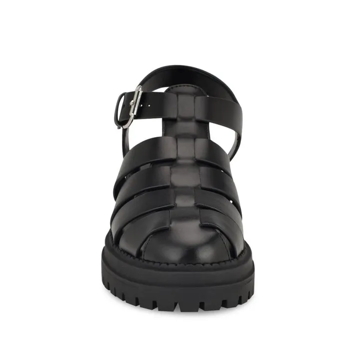 Anybel Fisherman Sandals Black Women Nine West Sandals