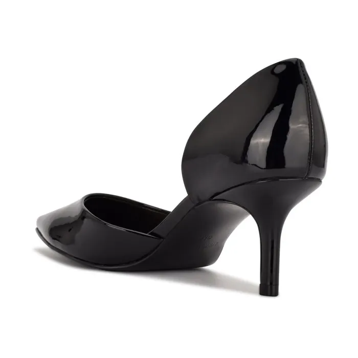 Arive Pointy Toe Pumps Black Patent Women Nine West Heels