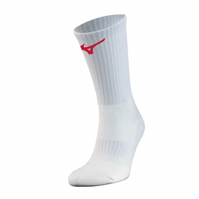 Athleticwear MenWomen Mizuno Handball Socks Pair Whitered