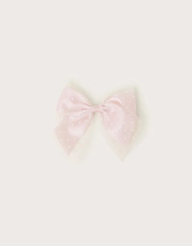 Audrey Spot Bow Clip Children Monsoon Girls039 Hair Accessories