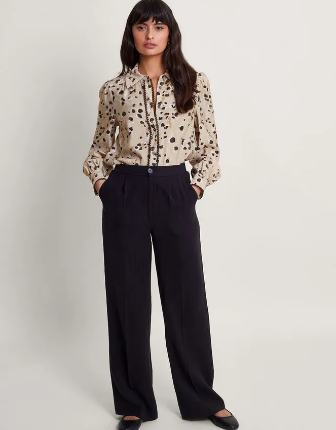 Ava Animal Blouse Natural Women Monsoon Tops and Blouses