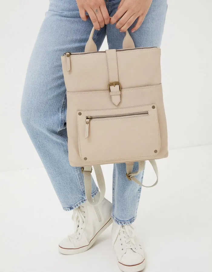 Ava Backpack Light Stone Women FatFace Bags and Purses