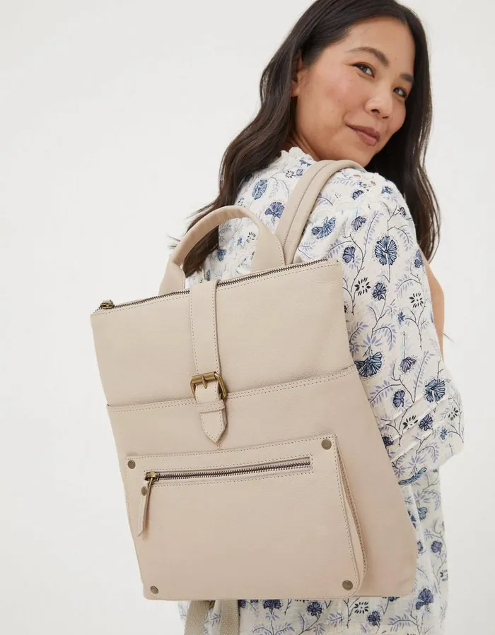 Ava Backpack Light Stone Women FatFace Bags and Purses