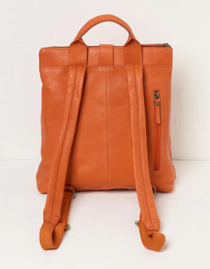Ava Backpack Orange Women FatFace Bags and Purses