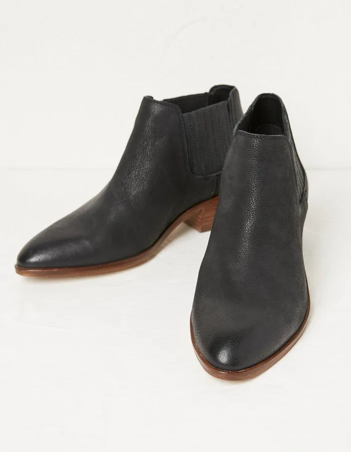 Ava Western Ankle Boot Black Women FatFace Boots