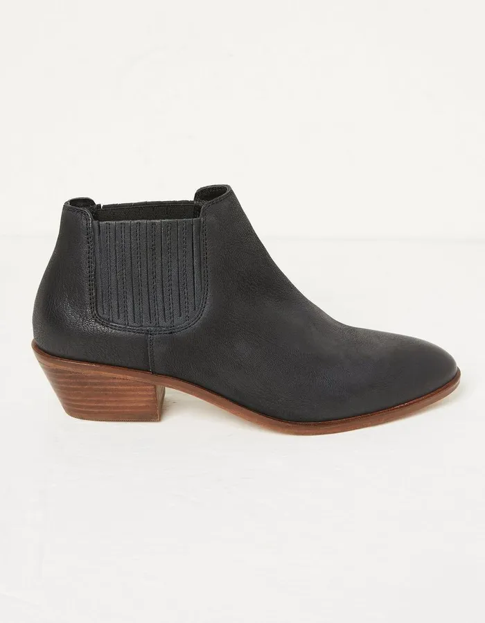 Ava Western Ankle Boot Black Women FatFace Boots