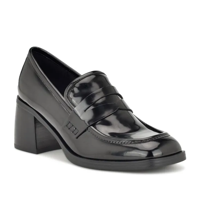 Avalia Heeled Loafers Black Women Nine West Heels