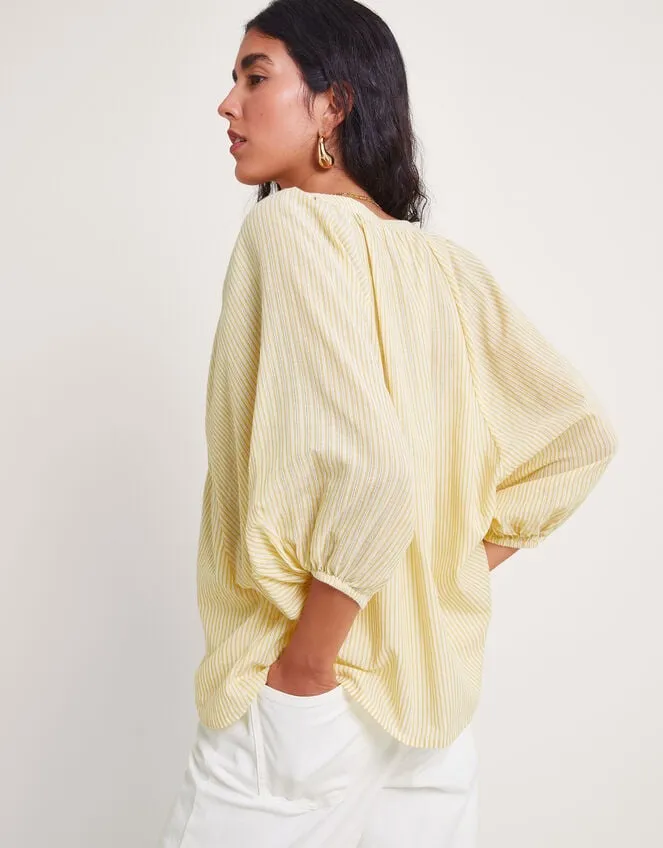 Avery Stripe Blouse Yellow Women Monsoon Tops and Blouses