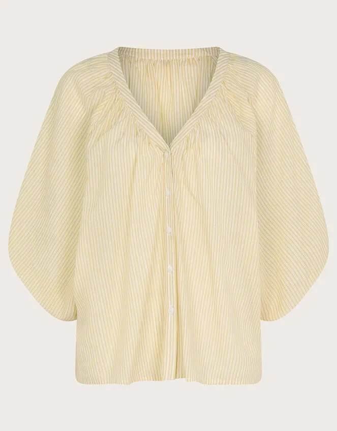 Avery Stripe Blouse Yellow Women Monsoon Tops and Blouses