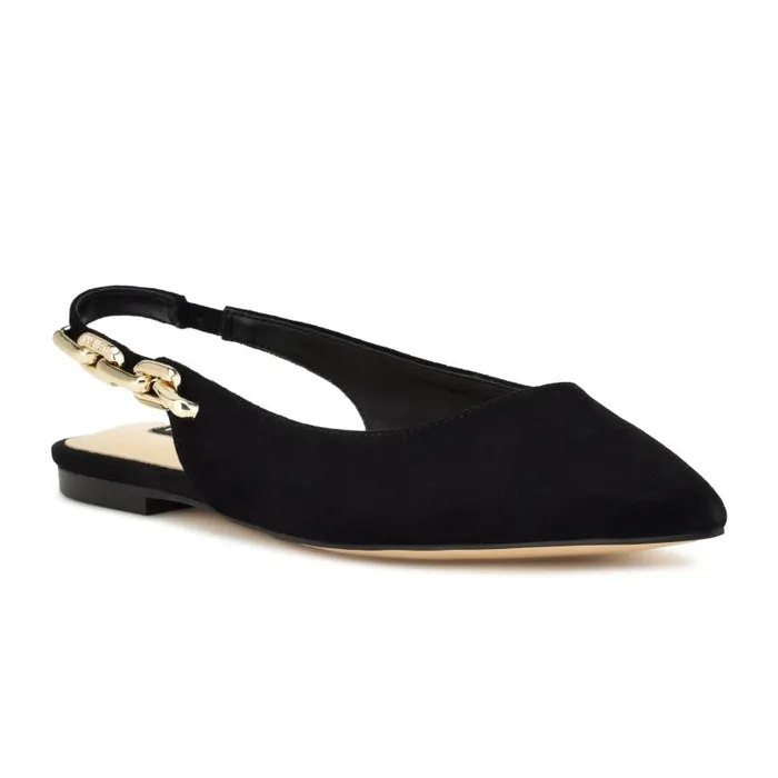 Babby Dress Flats Black Women Nine West Flats and Loafers