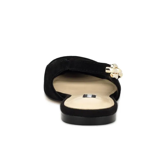 Babby Dress Flats Black Women Nine West Flats and Loafers