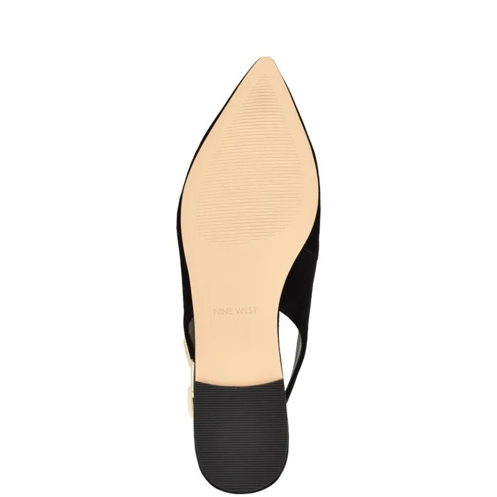 Babby Dress Flats Black Women Nine West Flats and Loafers