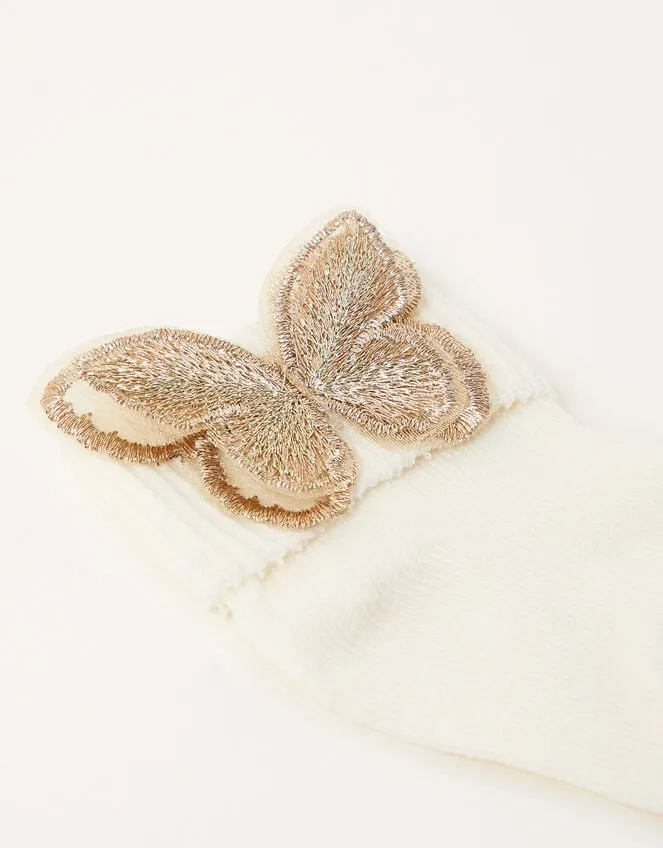 Baby Butterfly Socks Gold Children Monsoon Girls039 Tights and Socks