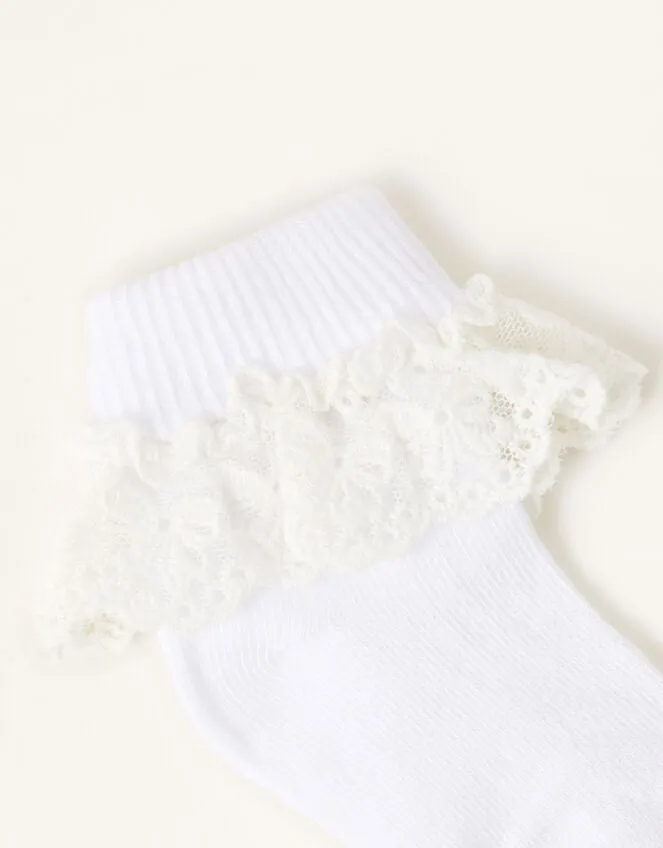 Baby Flower Lace Socks White Children Monsoon Girls039 Tights and Socks