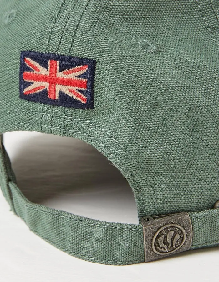 Baseball Cap Washed Green Men FatFace Hats