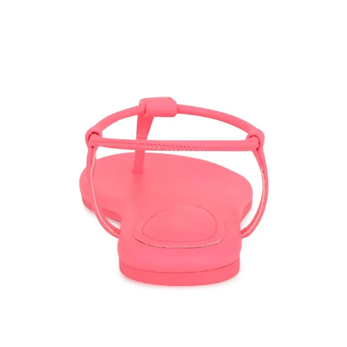 Bassie Flat Sandals Pink Women Nine West Sandals