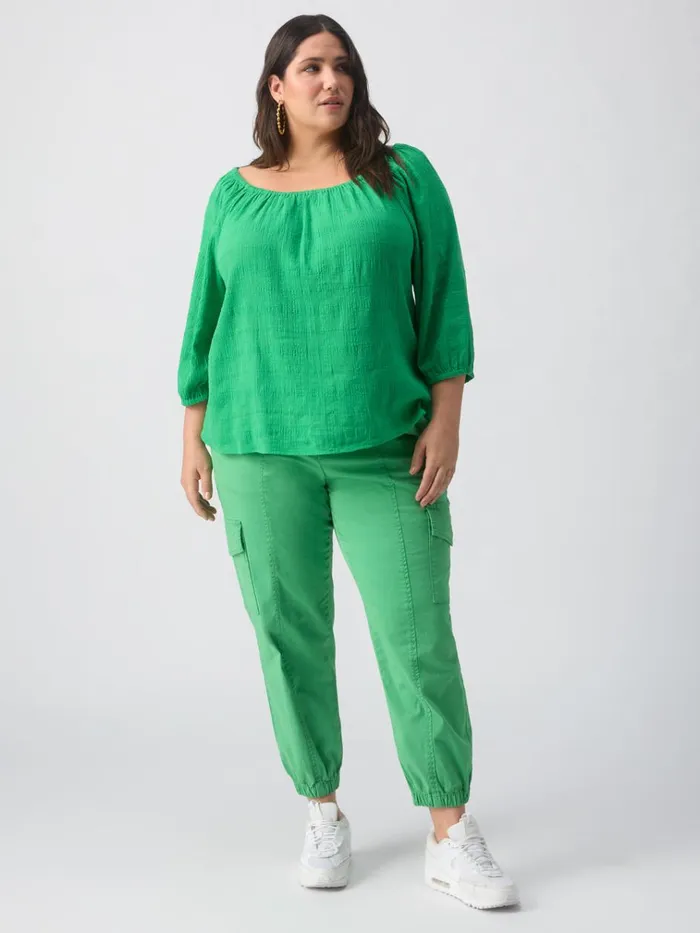 Beach To Bar Blouse Green Goddess Inclusive Collection Women Sanctuary Clothing Tees and Tops