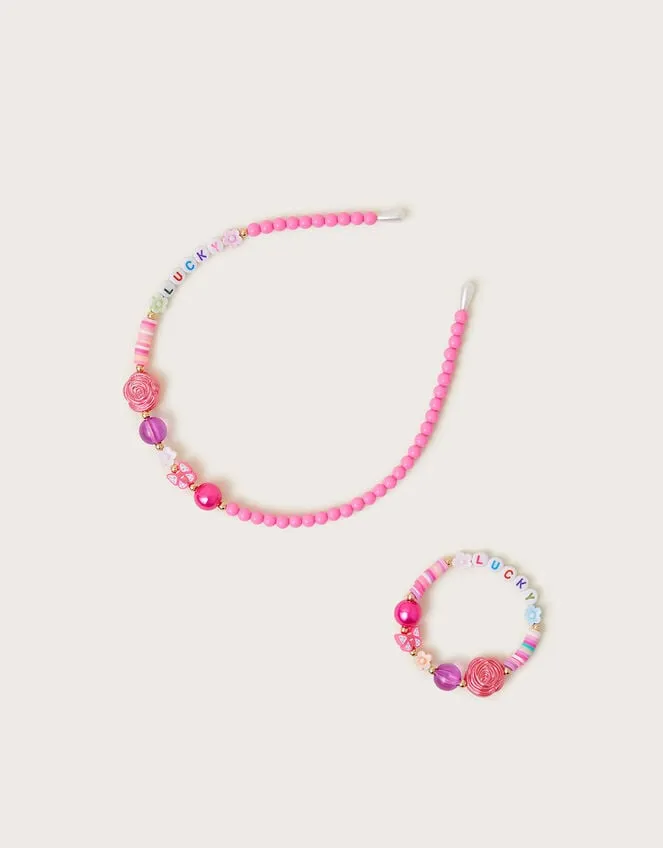 Beaded Charm Headband Children Monsoon Girls039 Hair Accessories