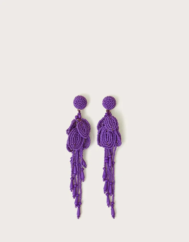 Beaded Drop Earrings Women Monsoon Jewellery and Hair