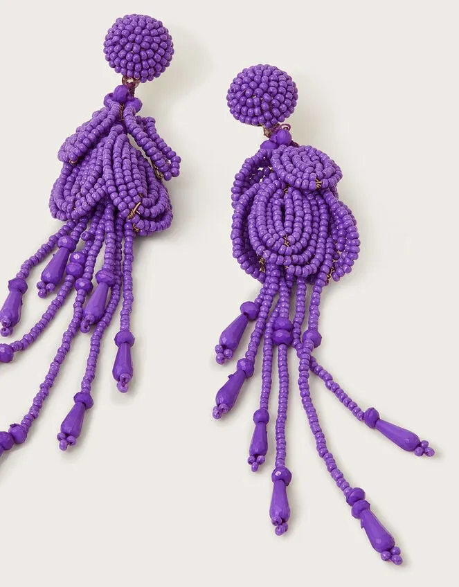Beaded Drop Earrings Women Monsoon Jewellery and Hair