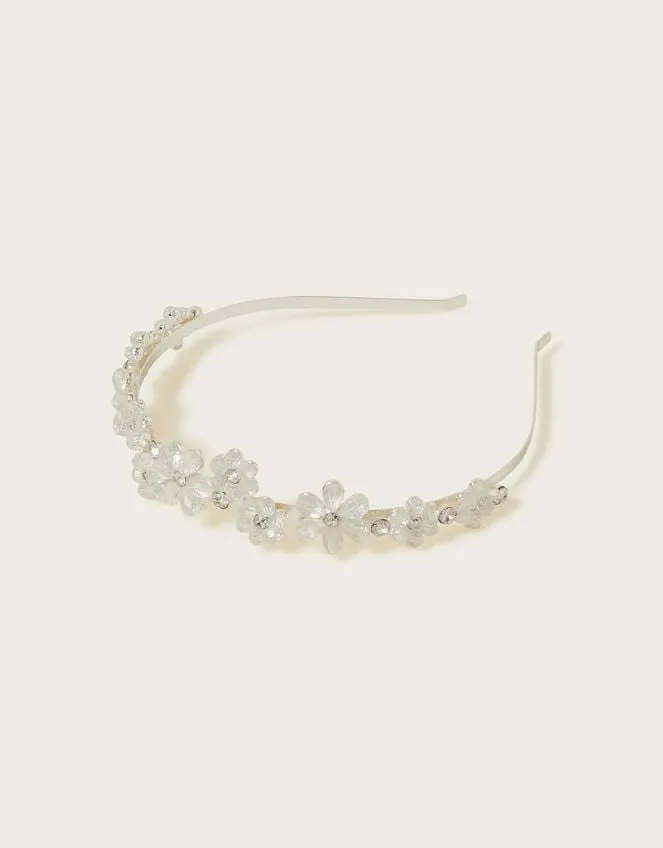 Beaded Flower Headband Children Monsoon Girls039 Hair Accessories