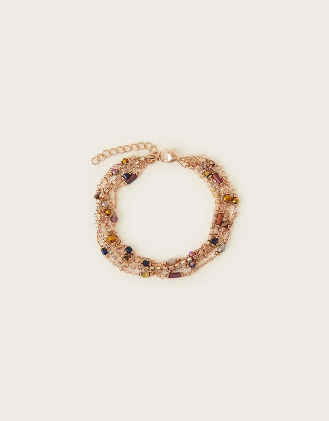 Beaded Multi Row Bracelet Women Monsoon Jewellery and Hair