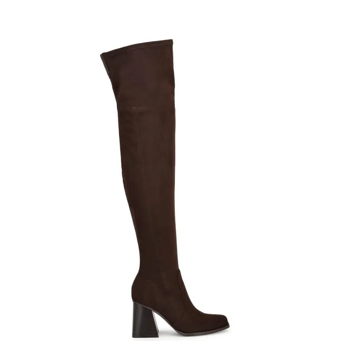 Begone Dress Boots Dark Brown Women Nine West Boots and Booties