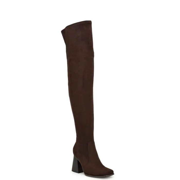 Begone Dress Boots Dark Brown Women Nine West Boots and Booties
