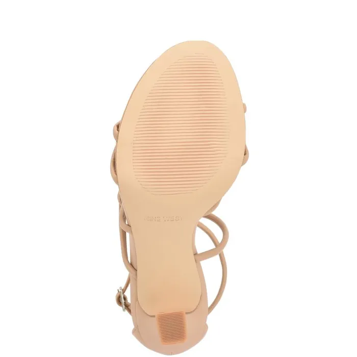 Besasy Strappy Heeled Sandals Warm Blush Women Nine West Sandals