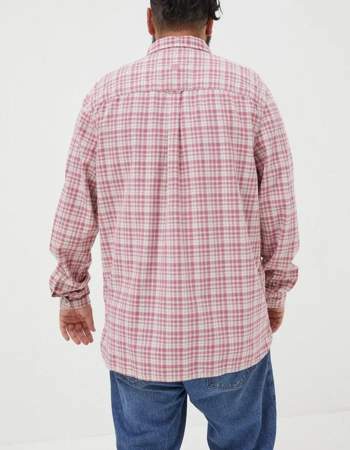 Bowes Check Shirt Rose Pink Men FatFace Shirts