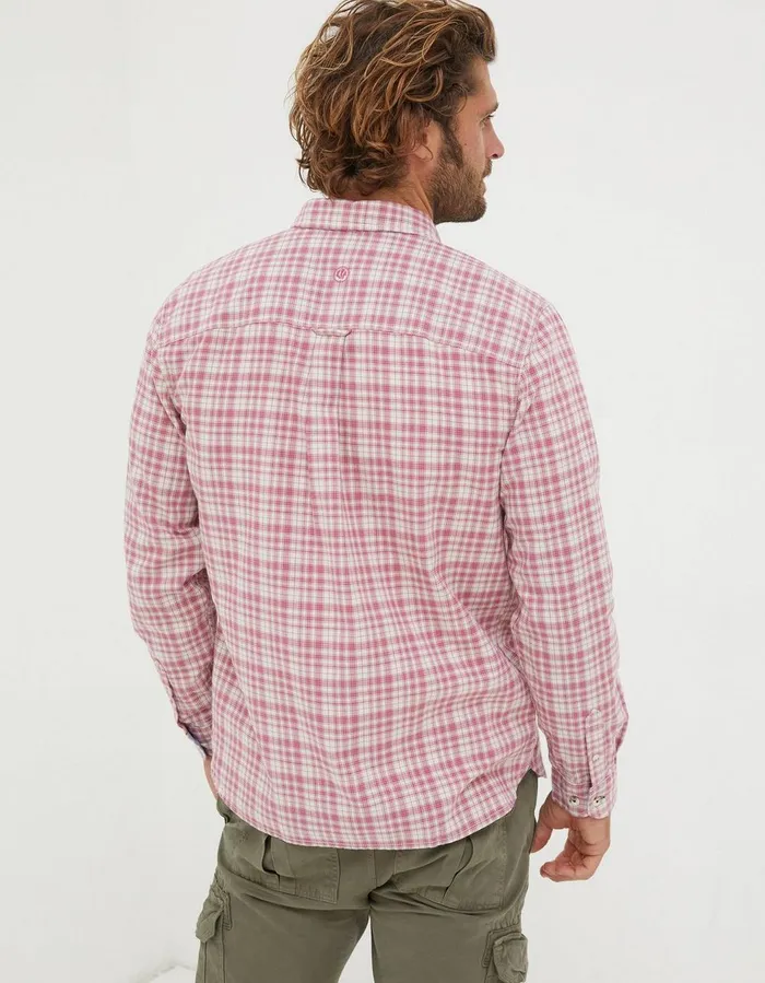 Bowes Check Shirt Rose Pink Men FatFace Shirts