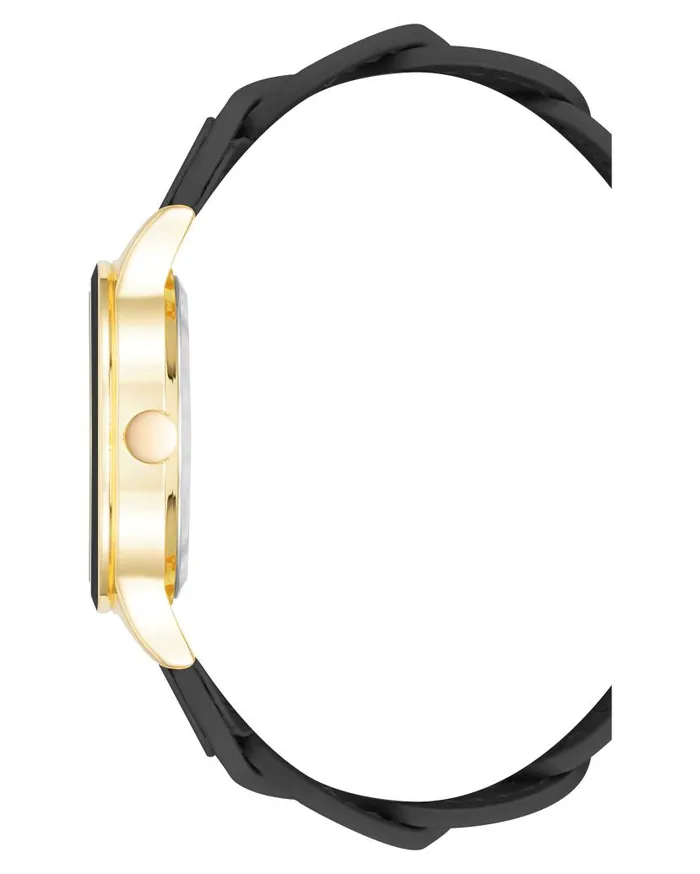 Braid Patterned Strap Watch Black WomenMen Nine West Watches