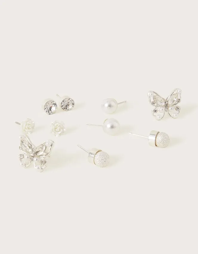 Bridesmaid Stud Earrings 5 Pack Children Monsoon Girls039 Jewellery