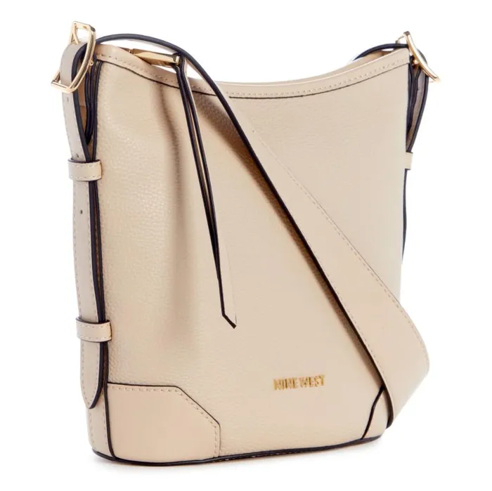 Brooklyn Crossbody Bucket Beige WomenMen Nine West Crossbody