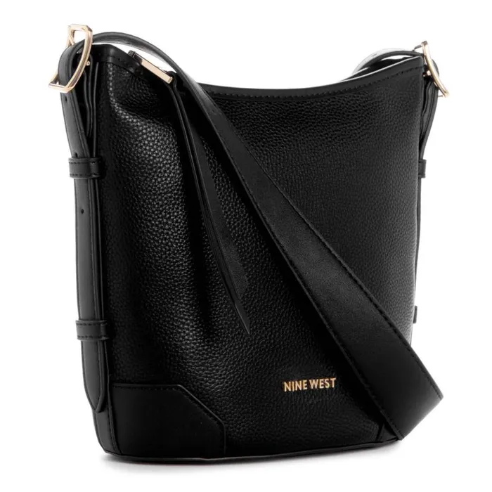 Brooklyn Crossbody Bucket Black WomenMen Nine West Crossbody