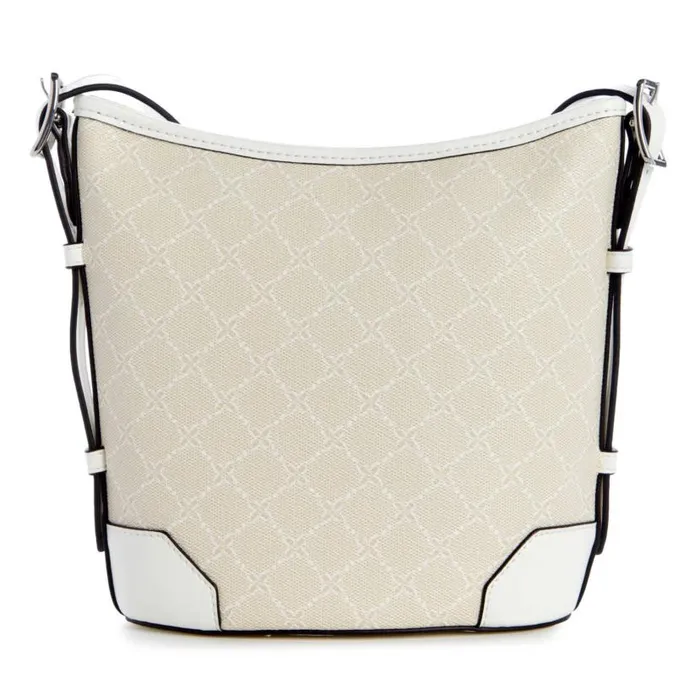 Brooklyn Crossbody Bucket Cream Logo WomenMen Nine West New Handbags