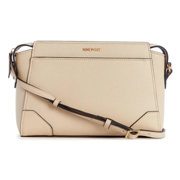 Brooklyn Jet Set Crossbody Beige WomenMen Nine West New Handbags