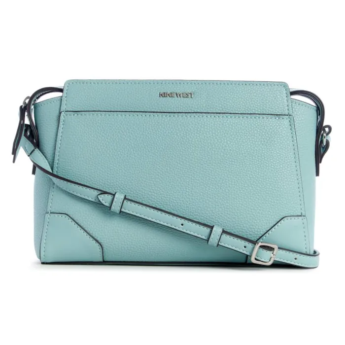 Brooklyn Jet Set Crossbody Pale Aqua WomenMen Nine West New Handbags